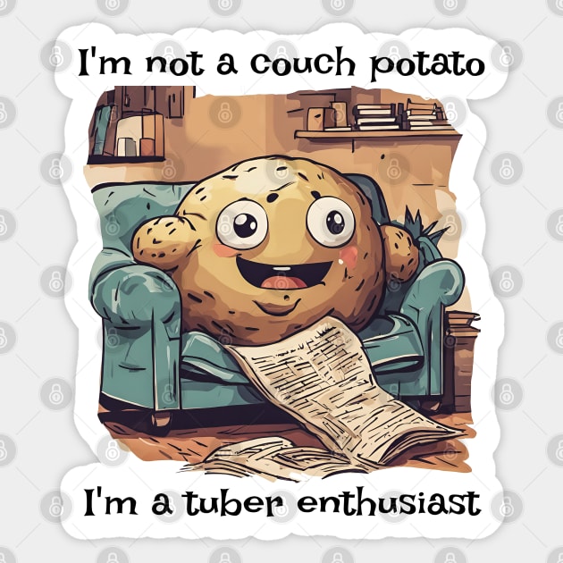 Couch Potato Sticker by ArtShare